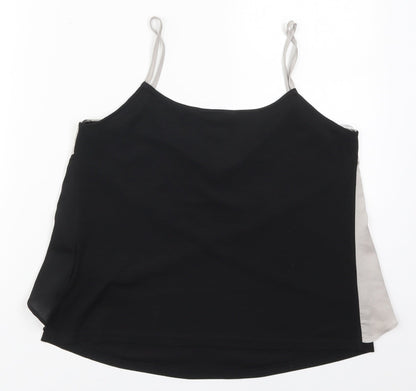 Womens UK Size 10 New Look Black Basic Tank