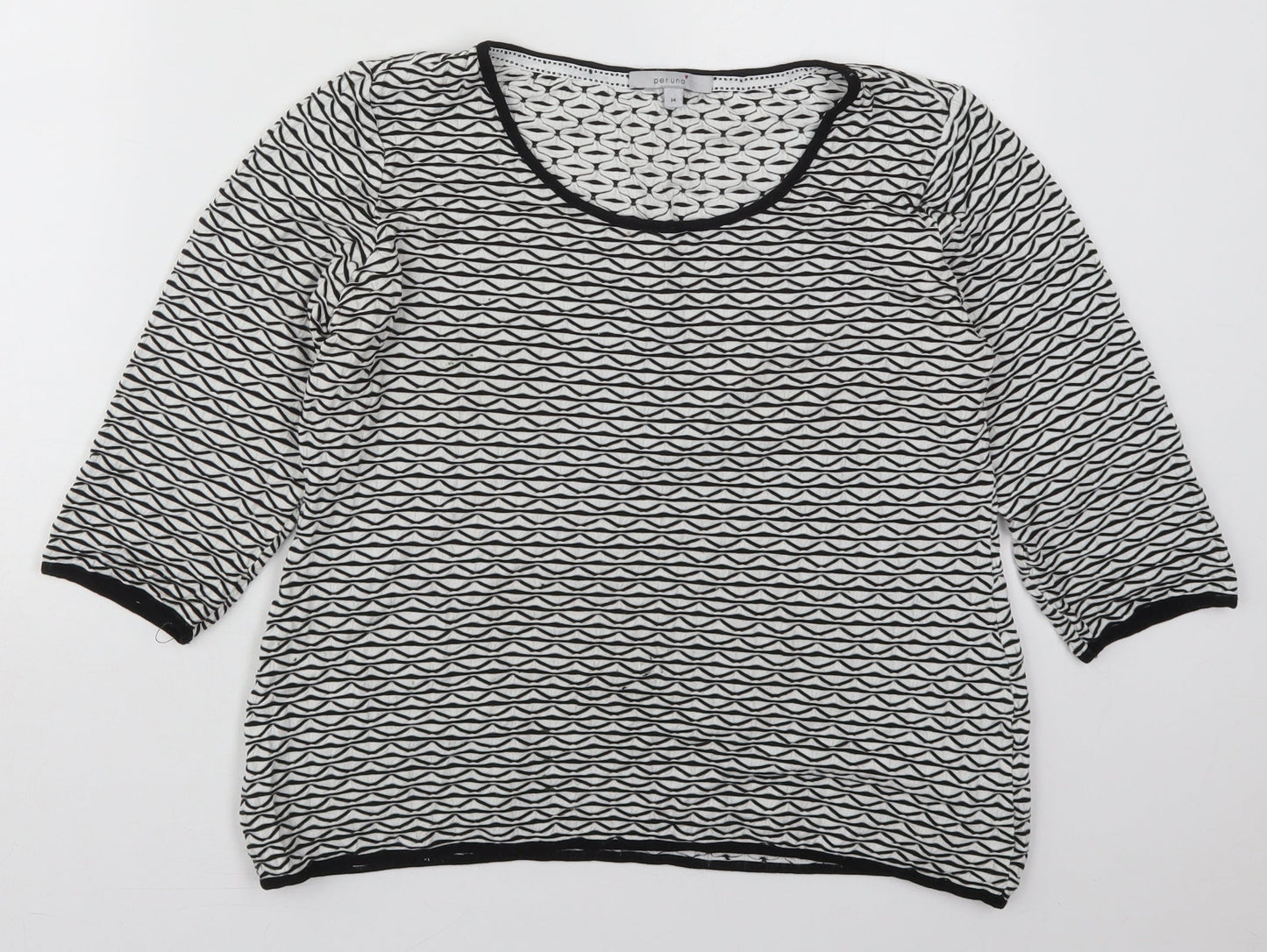 Womens UK Size 14 Per Una Black Pullover Jumper