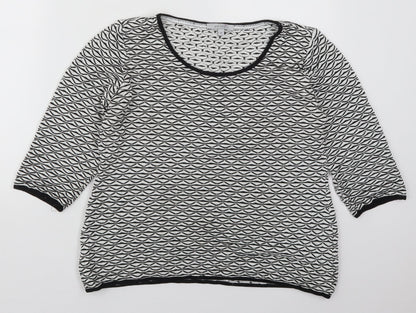 Womens UK Size 14 Per Una Black Pullover Jumper