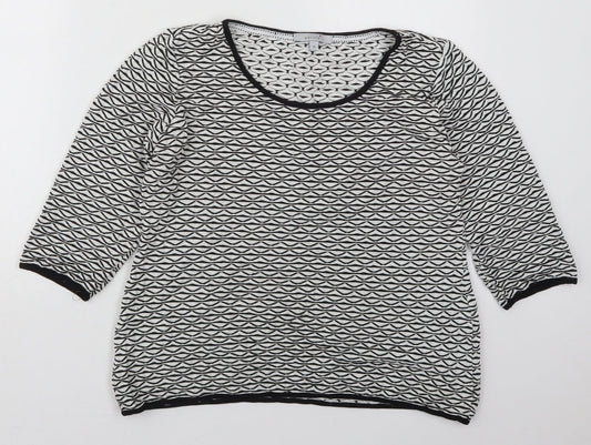 Womens UK Size 14 Per Una Black Pullover Jumper