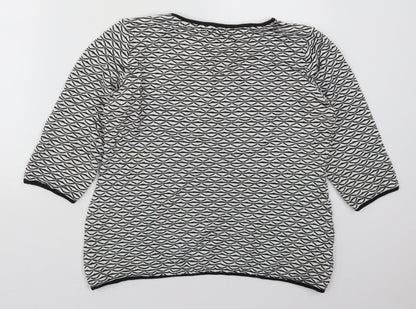 Womens UK Size 14 Per Una Black Pullover Jumper