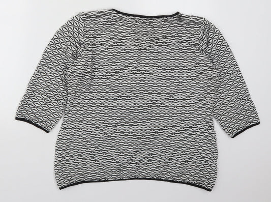 Womens UK Size 14 Per Una Black Pullover Jumper