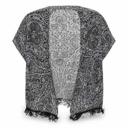 Womens UK Size S Atmosphere Black Kimono Coat