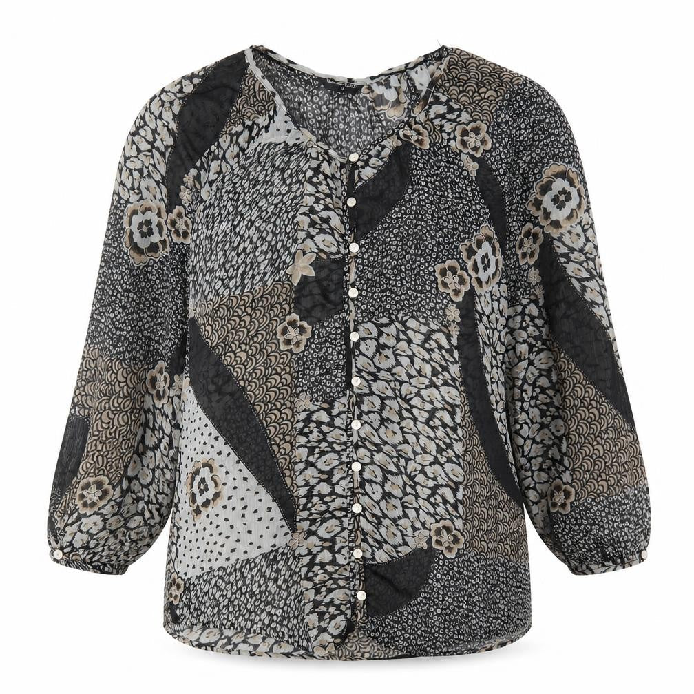 Womens UK Size 14 Miss Selfridge Grey Basic Button-Up
