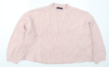 Womens UK Size L Marks and Spencer Pink Pullover Jumper