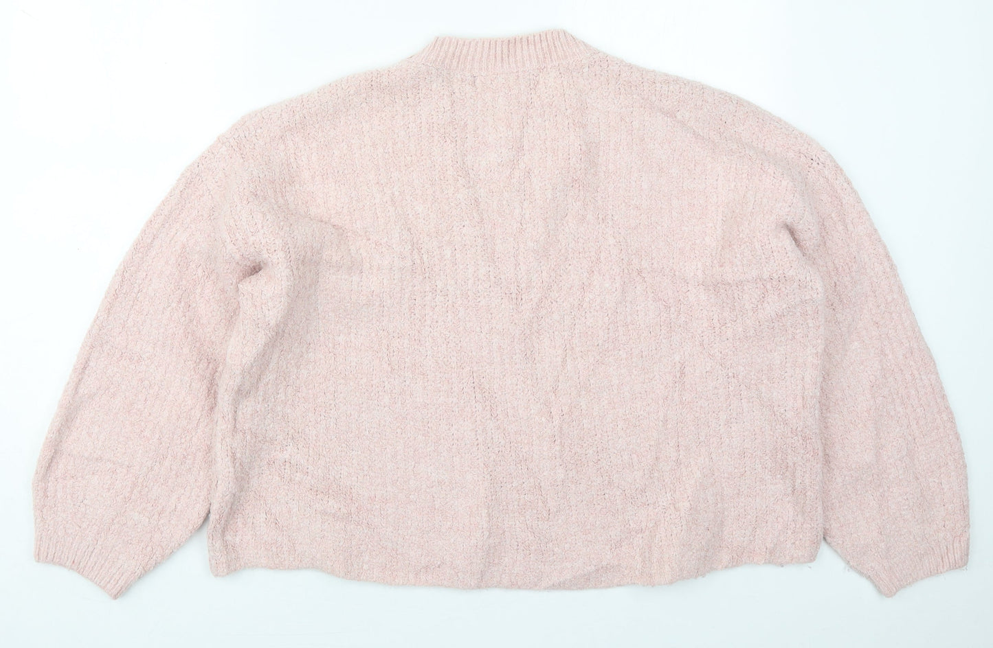 Womens UK Size L Marks and Spencer Pink Pullover Jumper
