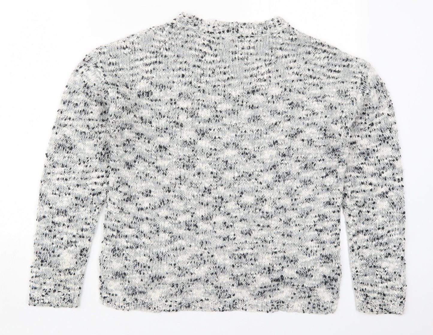 Womens UK Size 10 New Look Grey Pullover Jumper
