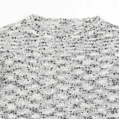 Womens UK Size 10 New Look Grey Pullover Jumper