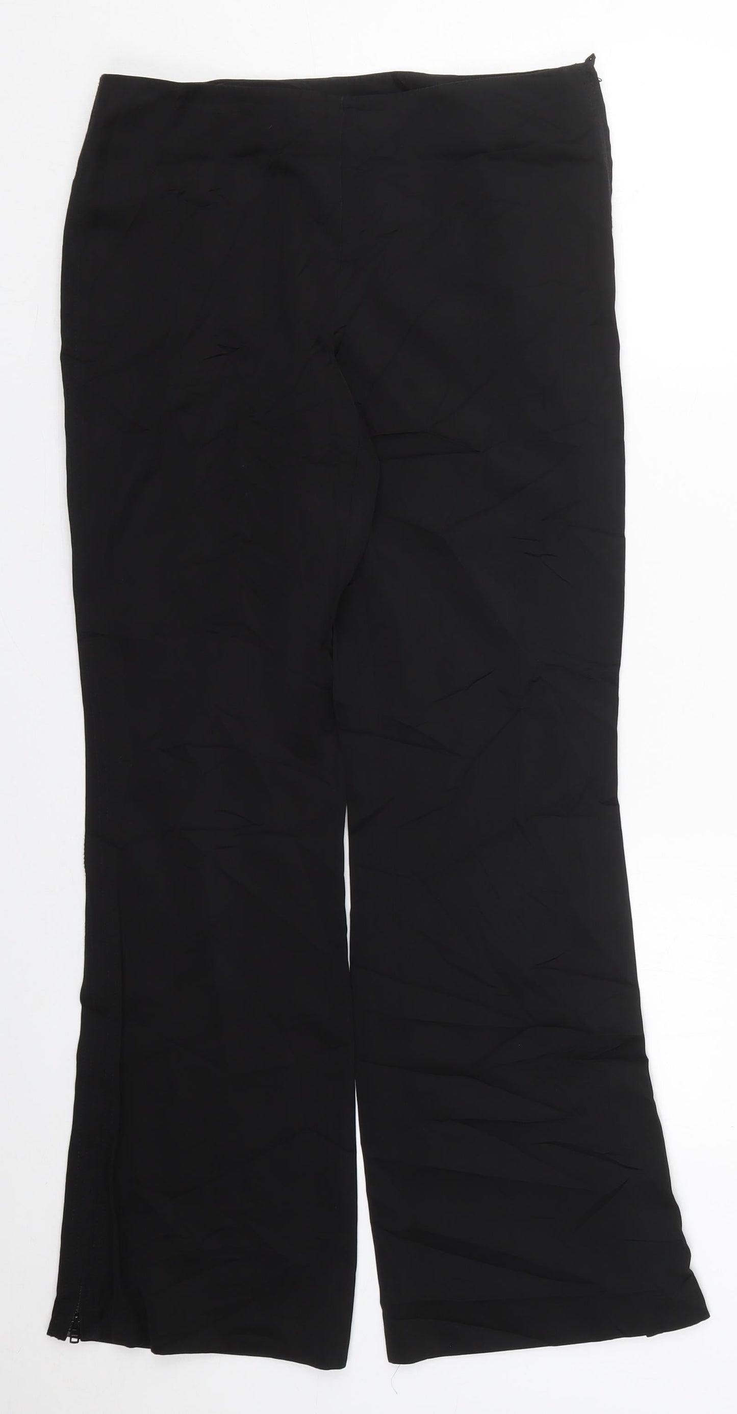 Womens UK Size 10 NEXT Regular Fit  Black Trousers