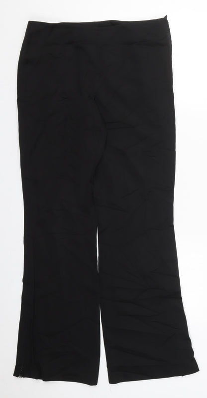 Womens UK Size 10 NEXT Regular Fit  Black Trousers