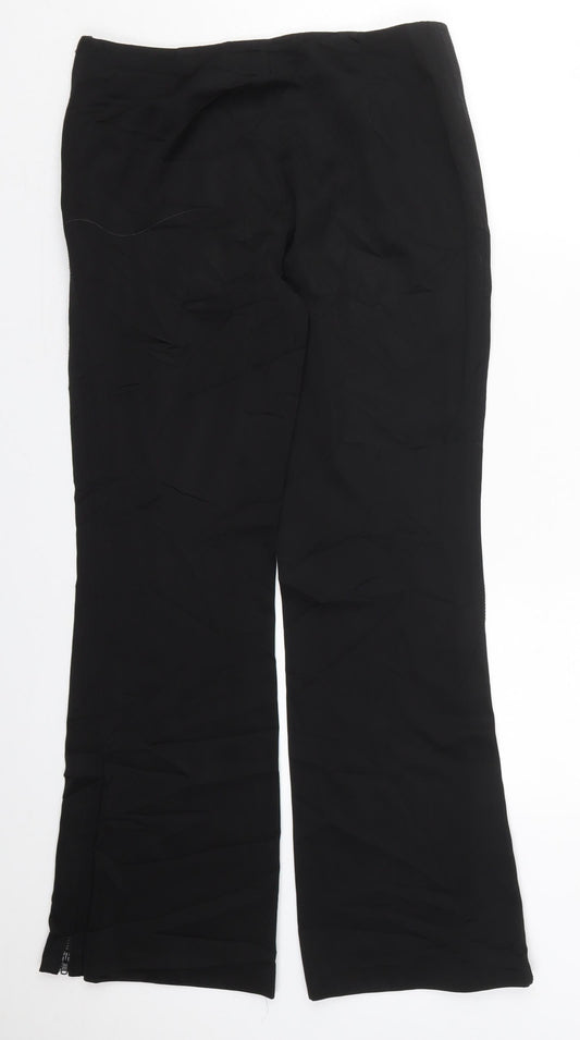 Womens UK Size 10 NEXT Regular Fit  Black Trousers