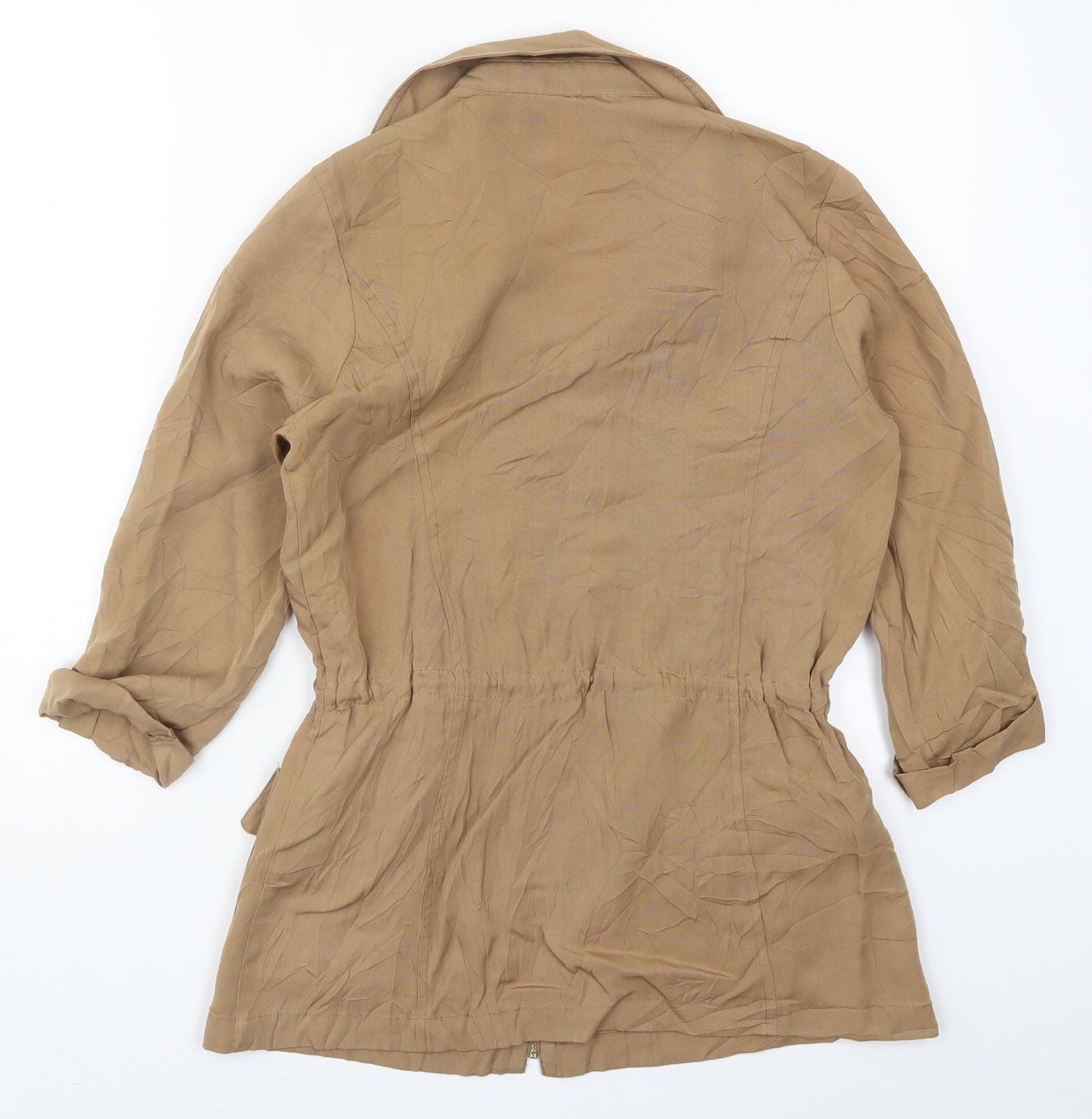 Womens UK Size S Zara Brown Jacket