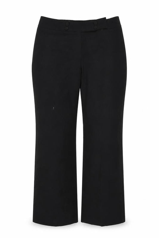 Womens UK Size 10 Marks and Spencer Regular Fit  Black Trousers