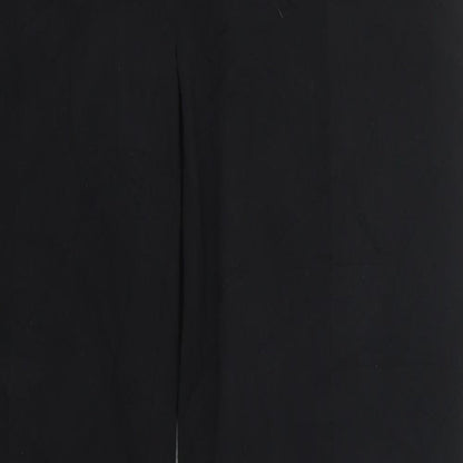 Womens UK Size 10 Marks and Spencer Regular Fit  Black Trousers