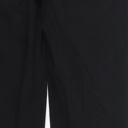 Womens UK Size 10 Marks and Spencer Regular Fit  Black Trousers