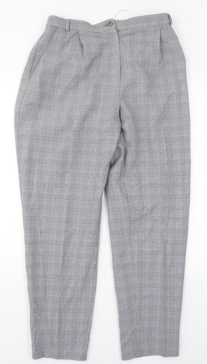 Womens UK Size 14 Marks and Spencer Regular Fit  Grey Trousers