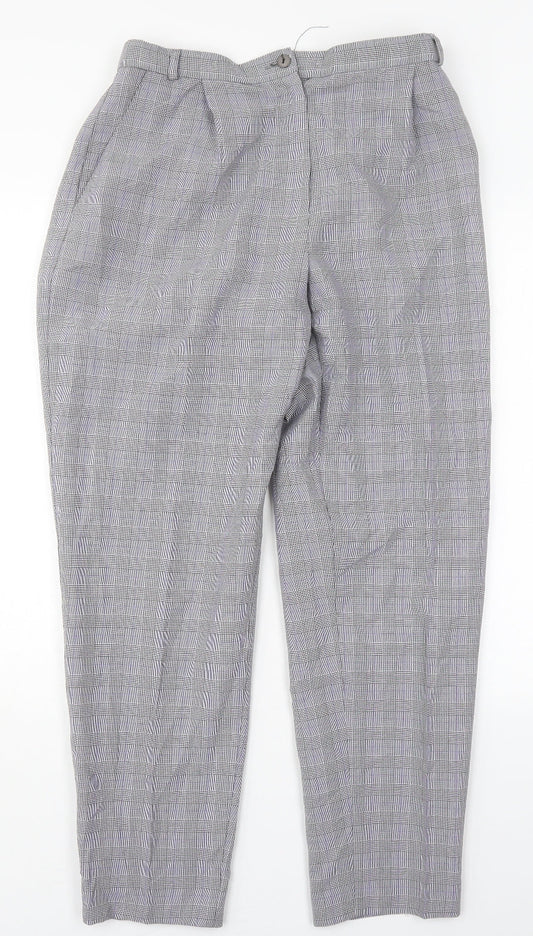 Womens UK Size 14 Marks and Spencer Regular Fit  Grey Trousers