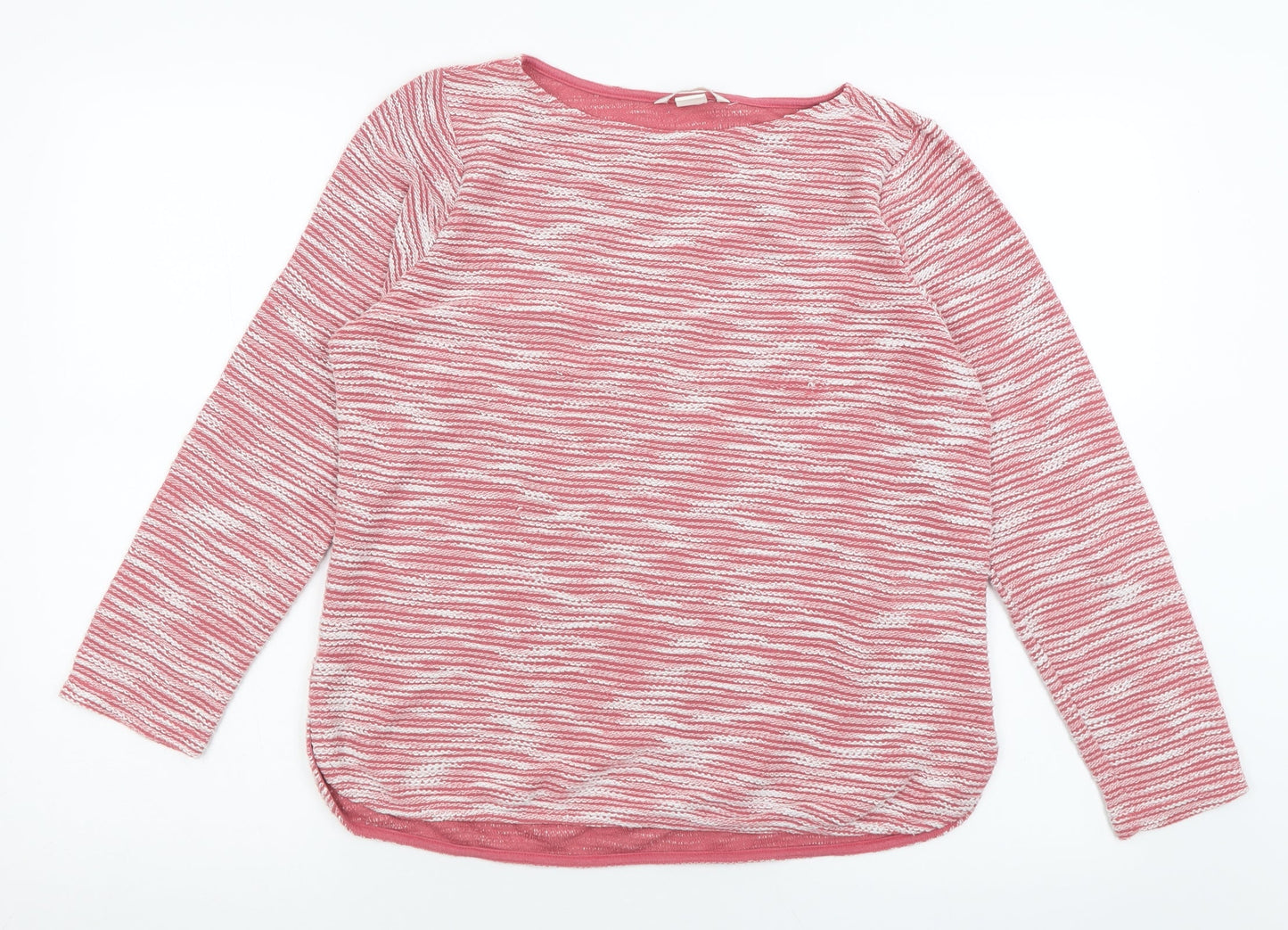 Womens UK Size S H&M Pink Pullover Jumper