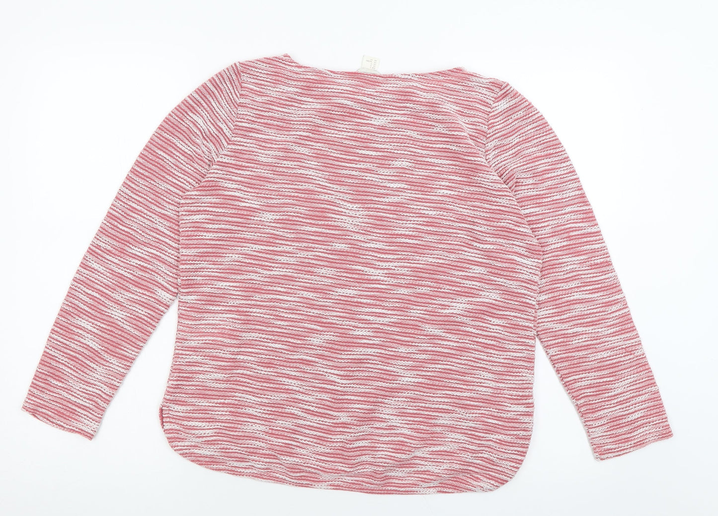 Womens UK Size S H&M Pink Pullover Jumper