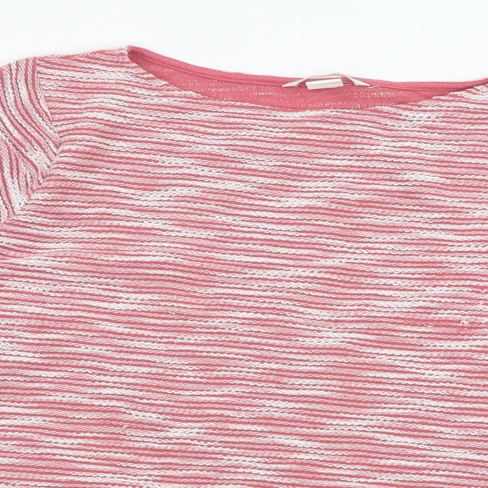 Womens UK Size S H&M Pink Pullover Jumper