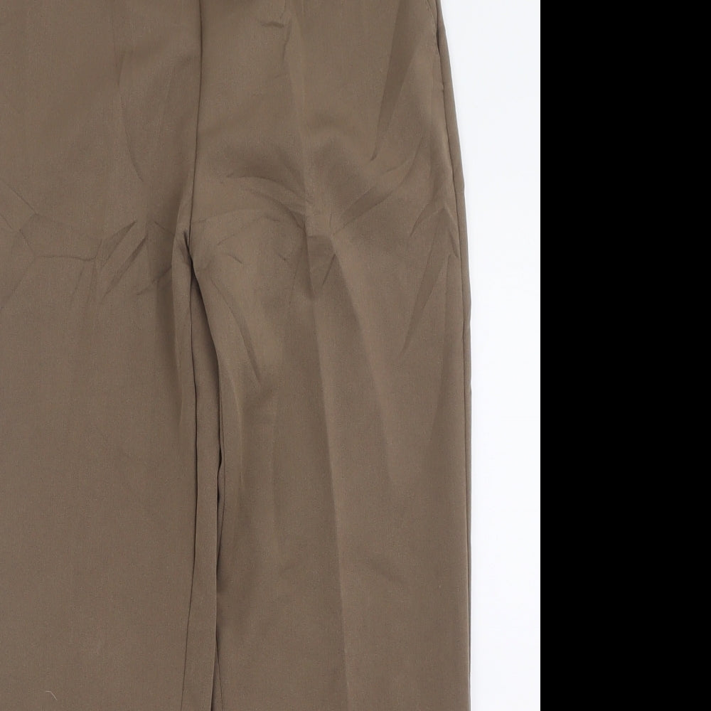 Womens UK Size 10 Emma Collction Regular Fit  Brown Trousers