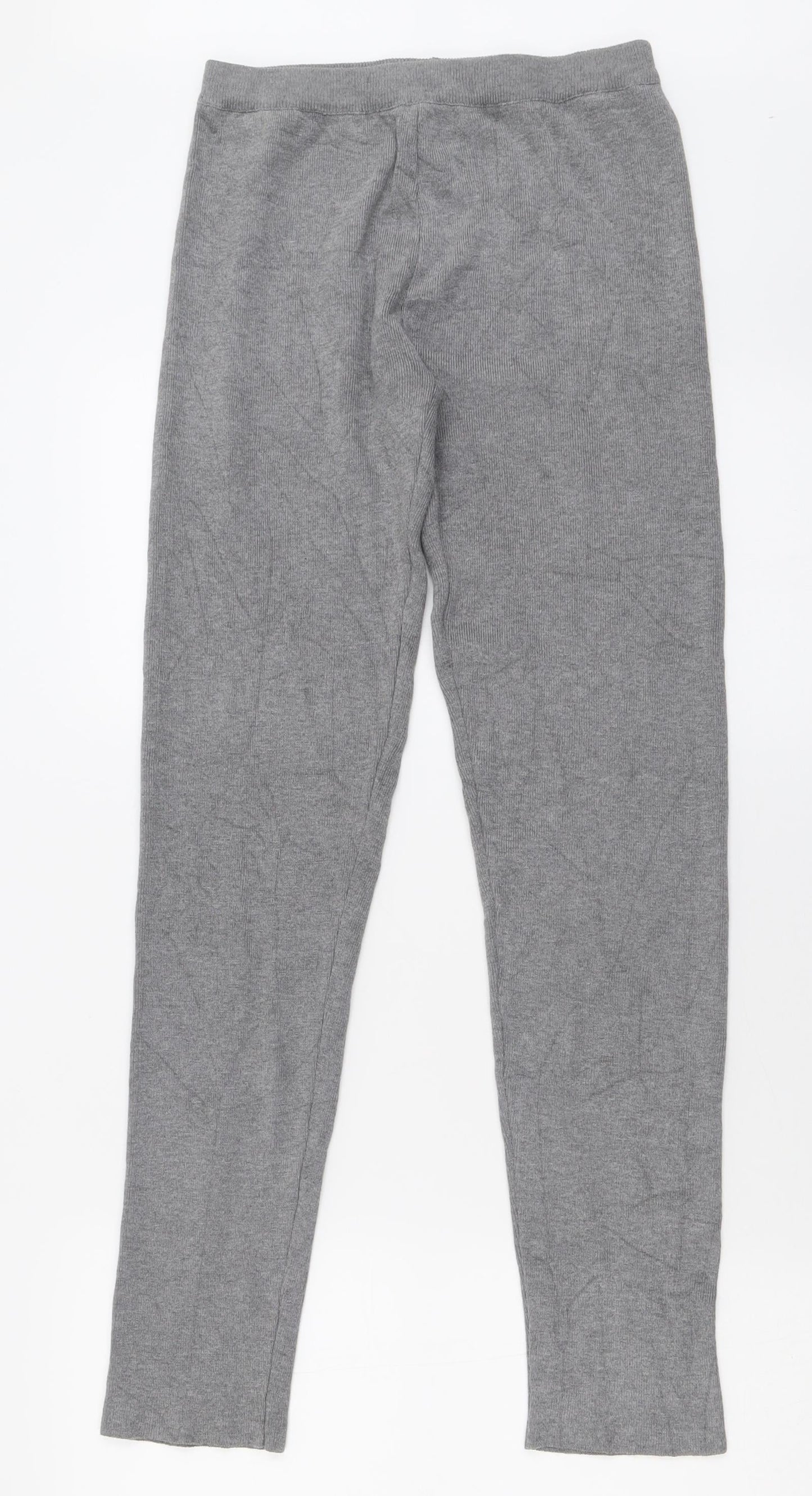 Laetitia Mem Womens Grey  Viscose Capri Trousers Size 26 in L29 in Regular