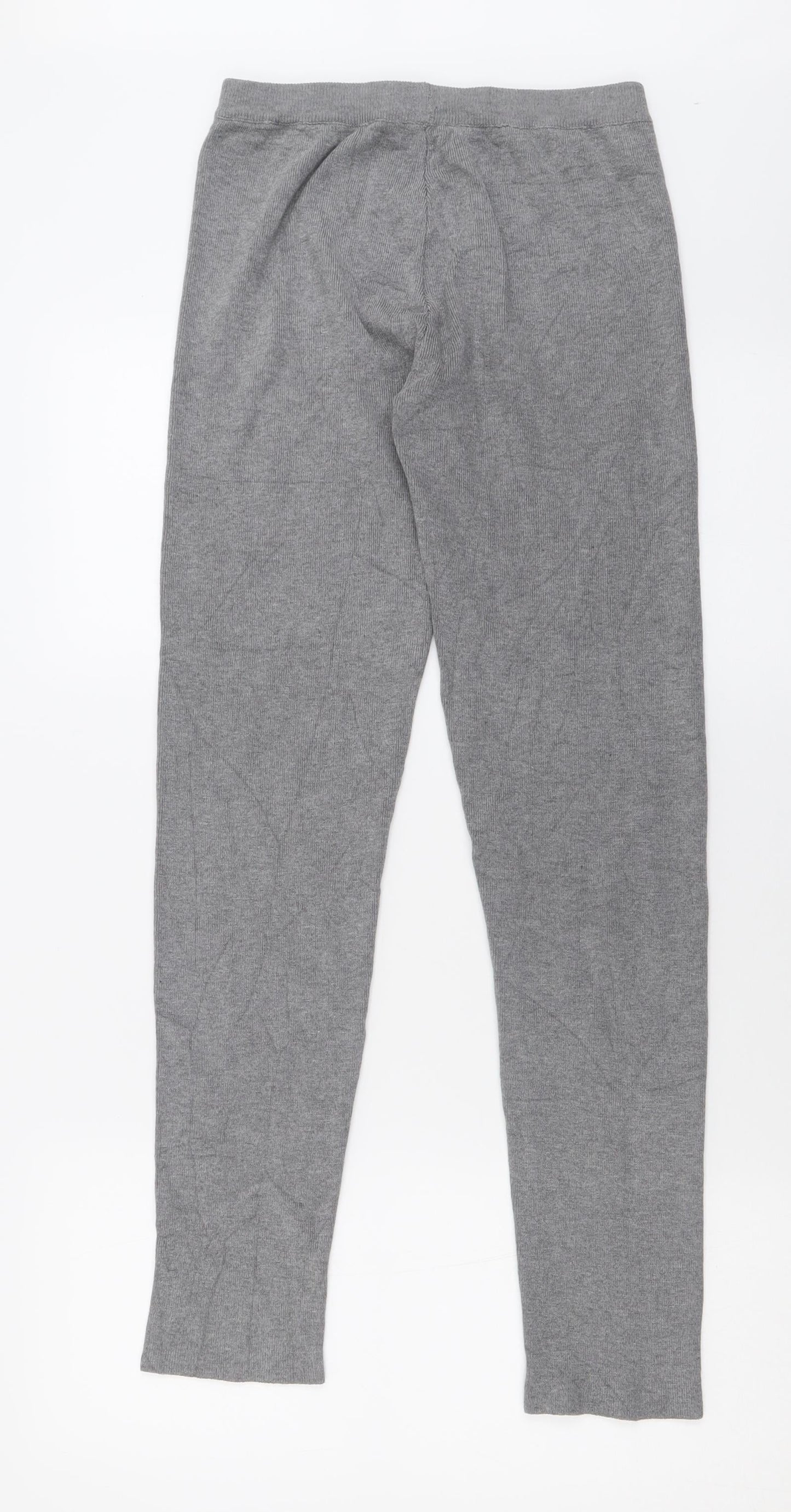 Laetitia Mem Womens Grey  Viscose Capri Trousers Size 26 in L29 in Regular
