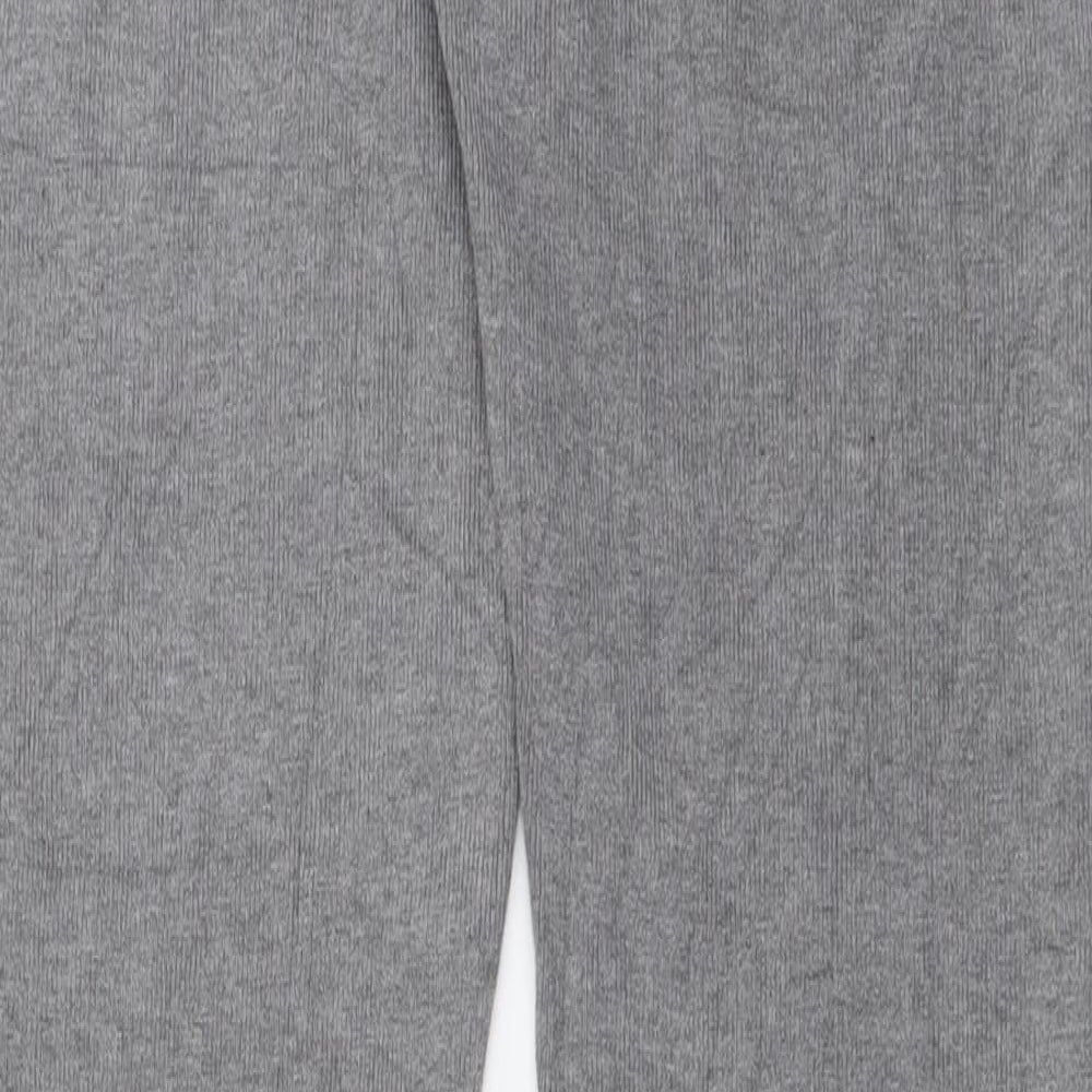 Laetitia Mem Womens Grey  Viscose Capri Trousers Size 26 in L29 in Regular