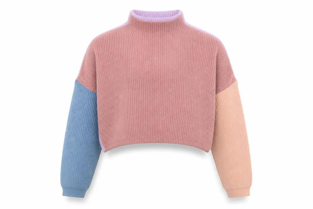 Womens UK Size 4 PRETTYLITTLETHING Multicoloured Pullover Jumper