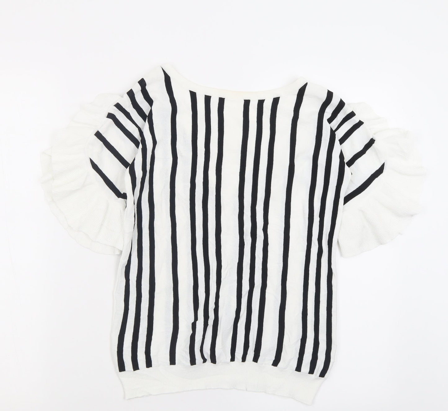 Womens UK Size 8 NEXT White Basic T-Shirt