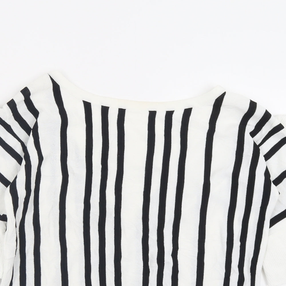 Womens UK Size 8 NEXT White Basic T-Shirt