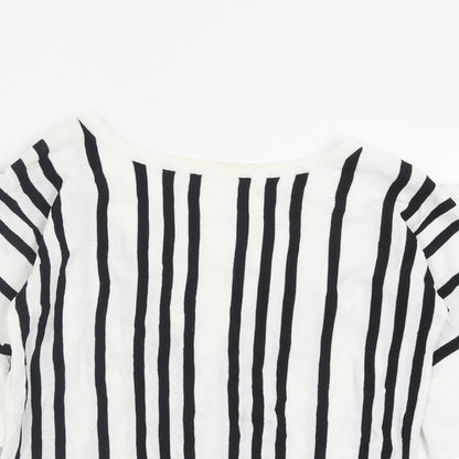 Womens UK Size 8 NEXT White Basic T-Shirt