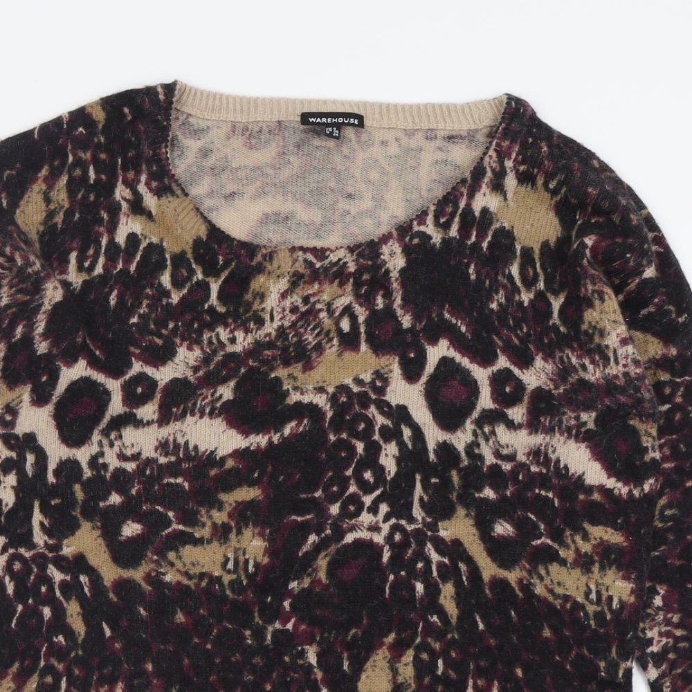 Womens UK Size 8 Warehouse Pink Pullover Jumper