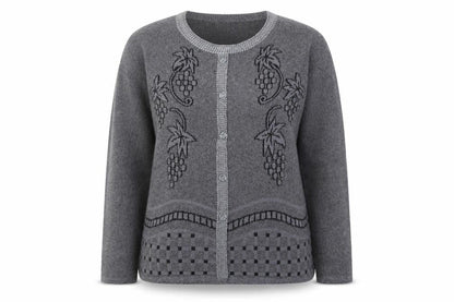 Womens UK Size M Buisdaei Grey Pullover Jumper