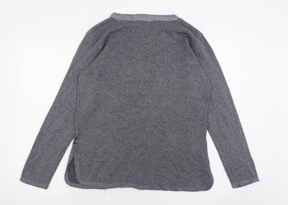 Womens UK Size M Buisdaei Grey Pullover Jumper