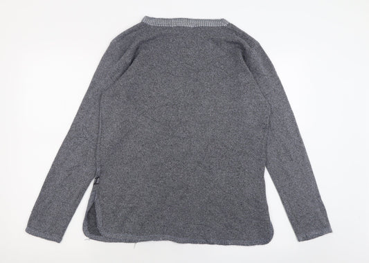 Womens UK Size M Buisdaei Grey Pullover Jumper