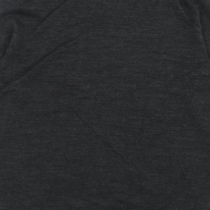 NEXT Mens Grey V-Neck  Acrylic Pullover Jumper Size M