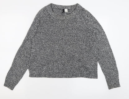 Womens UK Size M H&M Grey Pullover Jumper