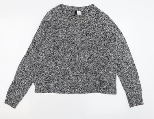 Womens UK Size M H&M Grey Pullover Jumper