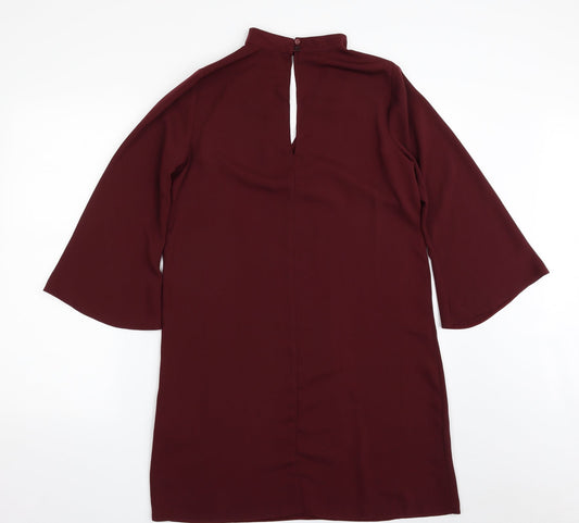 Papaya Womens Red  Polyester Shift  Size 12  Halter Pullover