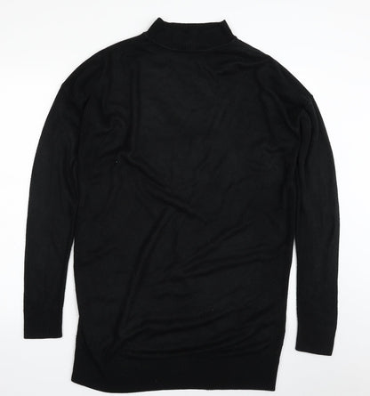 Womens UK Size M New Look Black Tunic Jumper