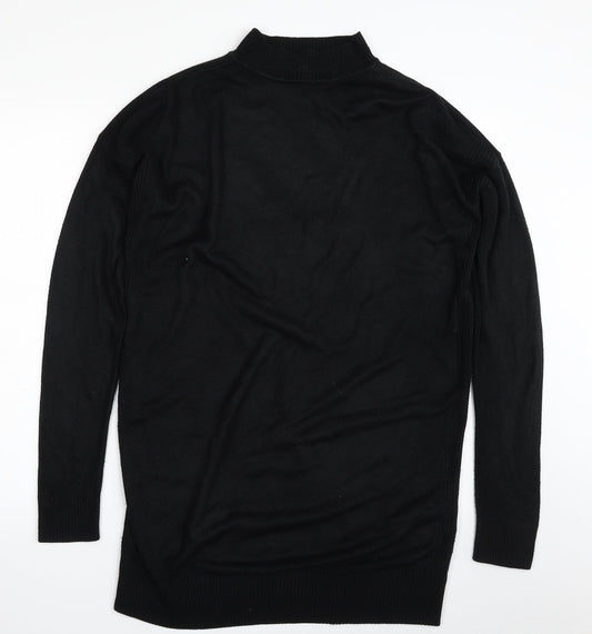 Womens UK Size M New Look Black Tunic Jumper