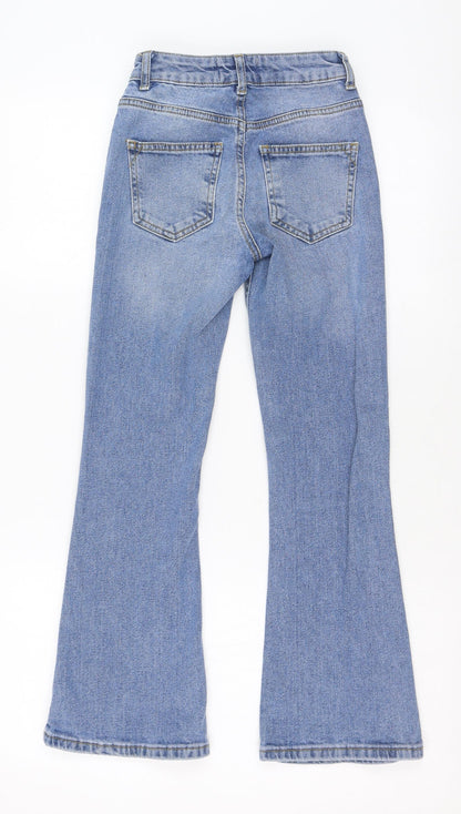 New Look Mens Blue  Polyester Flared Jeans Size 9 Months  Regular Zip