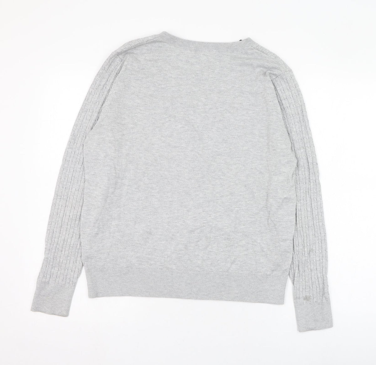 Womens UK Size L H&M Grey Pullover Jumper