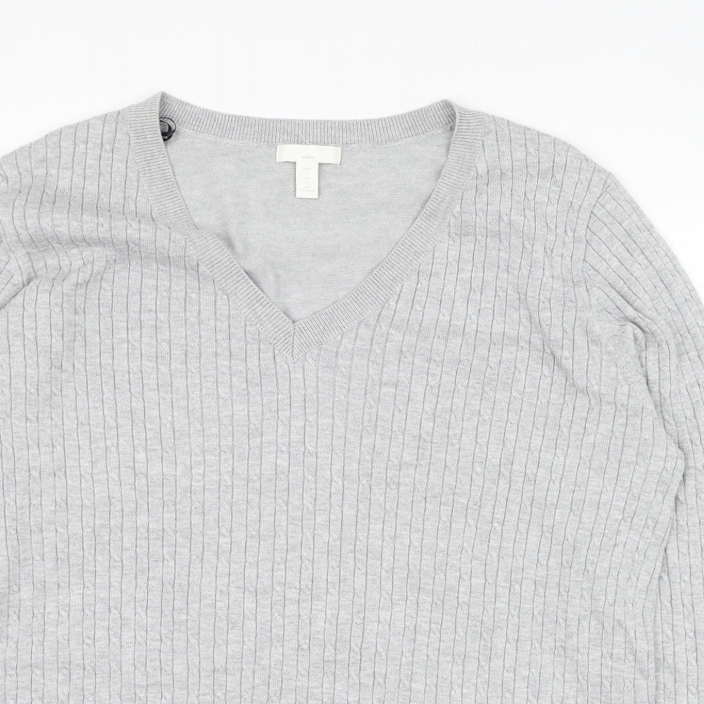 Womens UK Size L H&M Grey Pullover Jumper