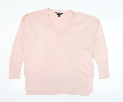 Womens UK Size 14 Dorothy Perkins Pink Pullover Jumper