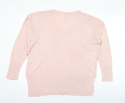 Womens UK Size 14 Dorothy Perkins Pink Pullover Jumper