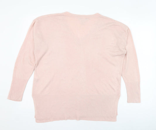 Womens UK Size 14 Dorothy Perkins Pink Pullover Jumper