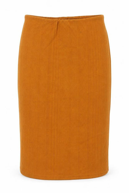 Primark Womens Yellow  Polyester Straight & Pencil Skirt Size 12
