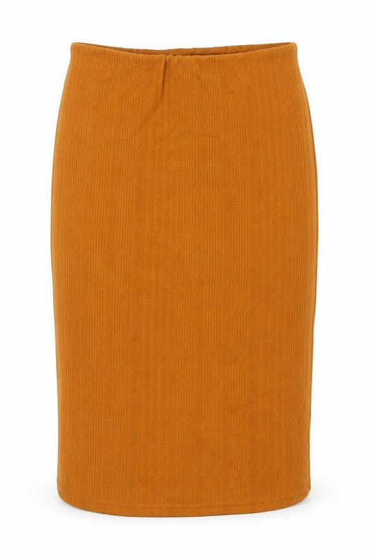 Primark Womens Yellow  Polyester Straight & Pencil Skirt Size 12